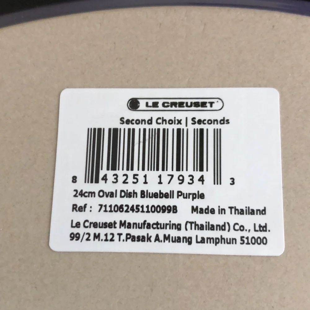 Le Creuset handles cream